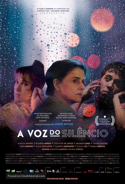 A Voz do Sil&ecirc;ncio - Brazilian Movie Poster