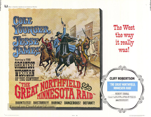 The Great Northfield Minnesota Raid - Movie Poster