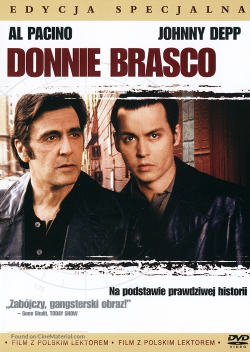 Donnie Brasco - Polish DVD movie cover