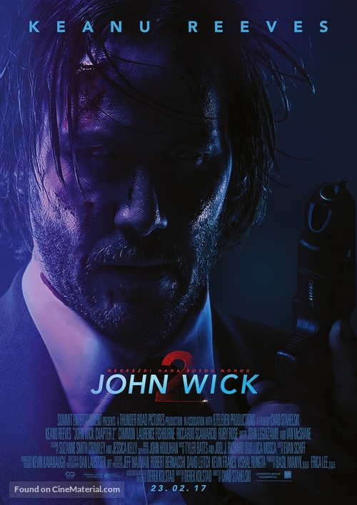 John Wick: Chapter Two - Czech Movie Poster