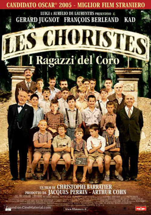 Les Choristes - Italian DVD movie cover