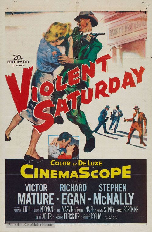 Violent Saturday - Movie Poster