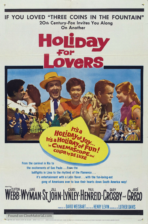 Holiday for Lovers - Movie Poster