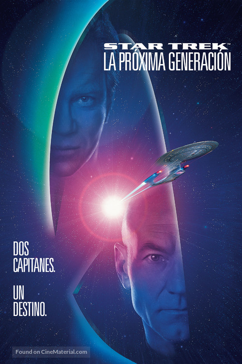 Star Trek: Generations - Spanish DVD movie cover