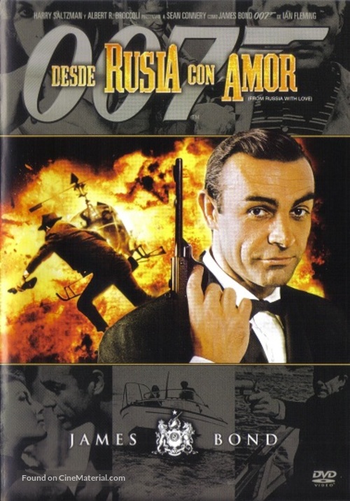From Russia with Love - Mexican DVD movie cover