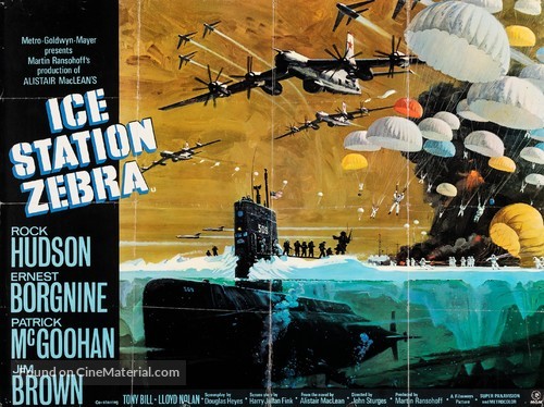 Ice Station Zebra - British Movie Poster