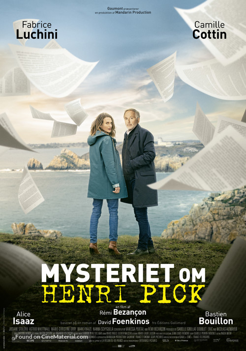 Le myst&egrave;re Henri Pick - Danish Movie Poster