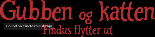 Pettersson und Findus - Findus zieht um - Norwegian Logo