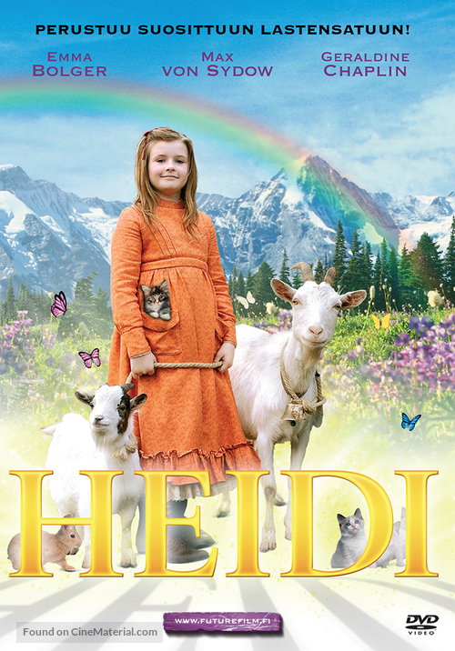 Heidi - Finnish DVD movie cover