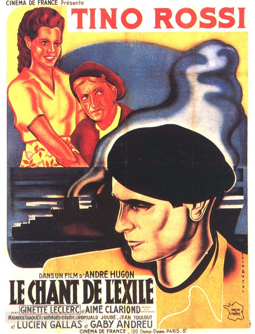 Chant de l&#039;exil&egrave;, Le - French Movie Poster