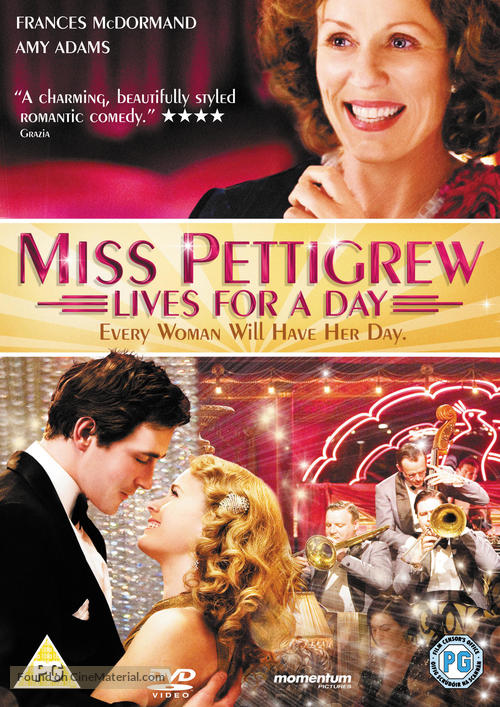 Miss Pettigrew Lives for a Day - British Movie Poster
