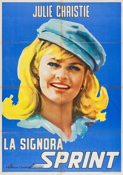 The Fast Lady - Italian Movie Poster