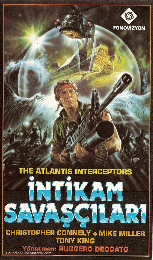 I predatori di Atlantide - Turkish VHS movie cover