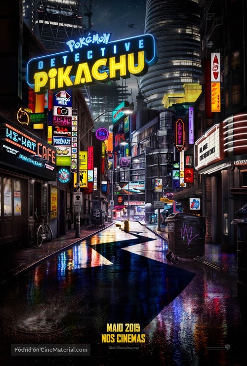 Pok&eacute;mon: Detective Pikachu - Portuguese Movie Poster