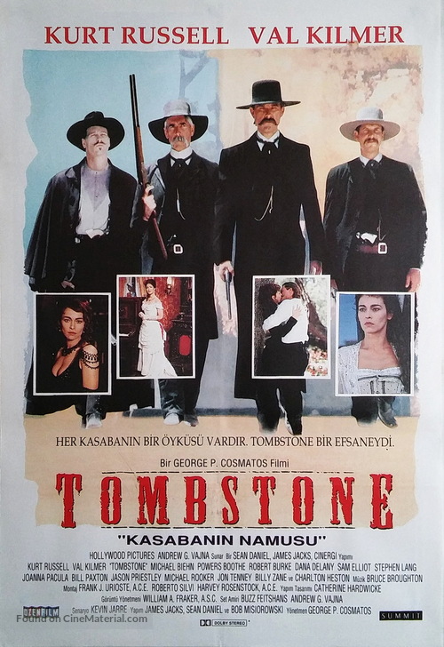 Tombstone - Turkish Movie Poster