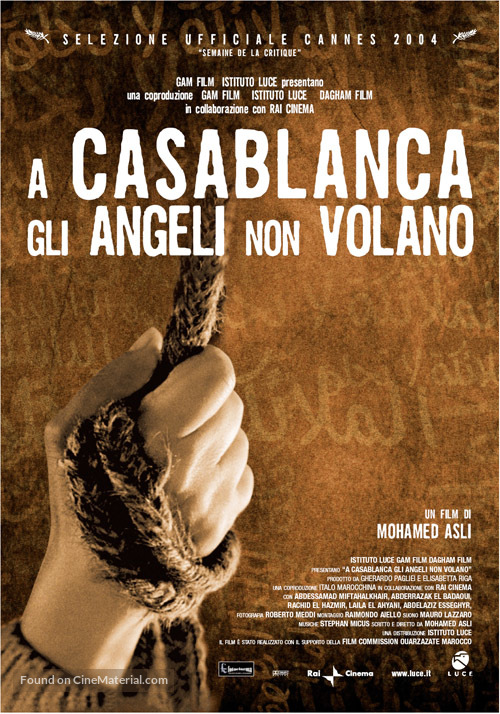 Al malaika la tuhaliq fi al-dar albayda - Italian poster