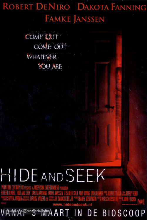 Hide And Seek - Dutch Movie Poster