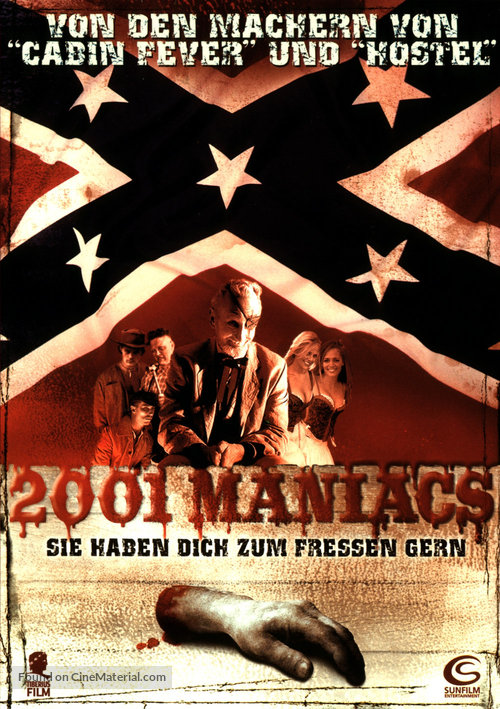 2001 Maniacs - German DVD movie cover