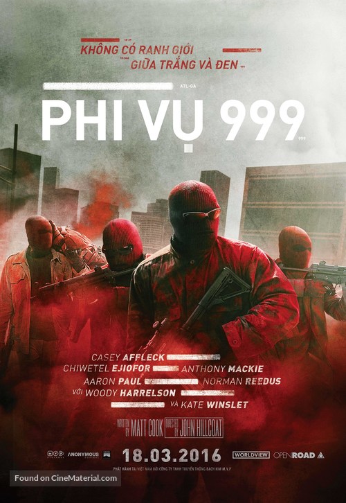 Triple 9 - Vietnamese Movie Poster