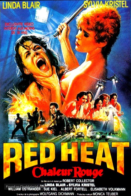 Red Heat - French VHS movie cover