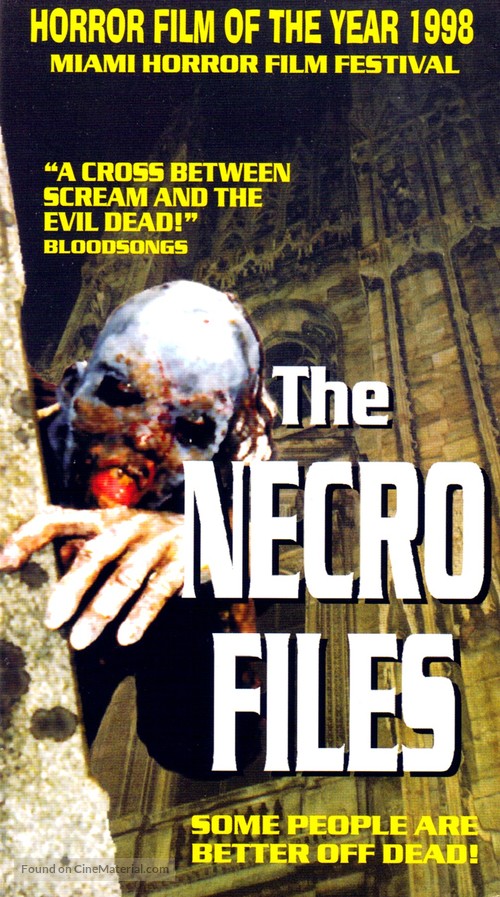 The Necro Files - VHS movie cover