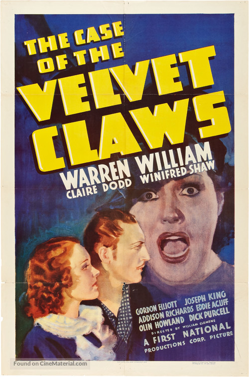 The Case of the Velvet Claws - Movie Poster