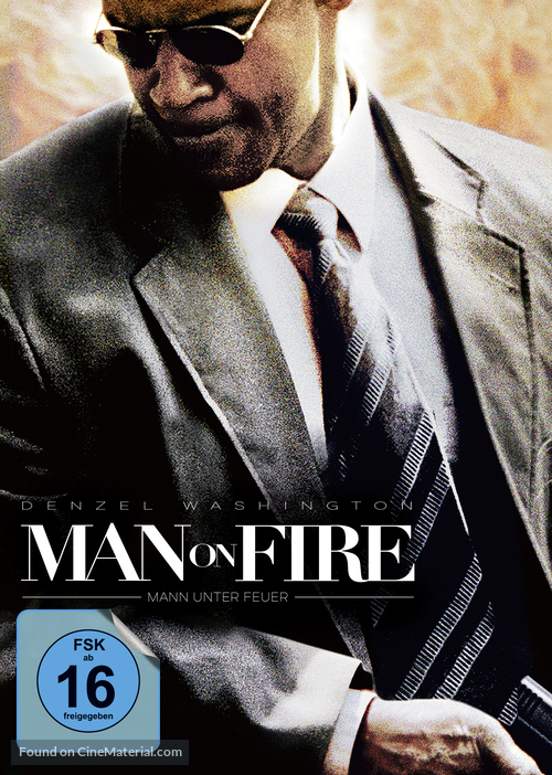 Man on Fire - German Movie Cover
