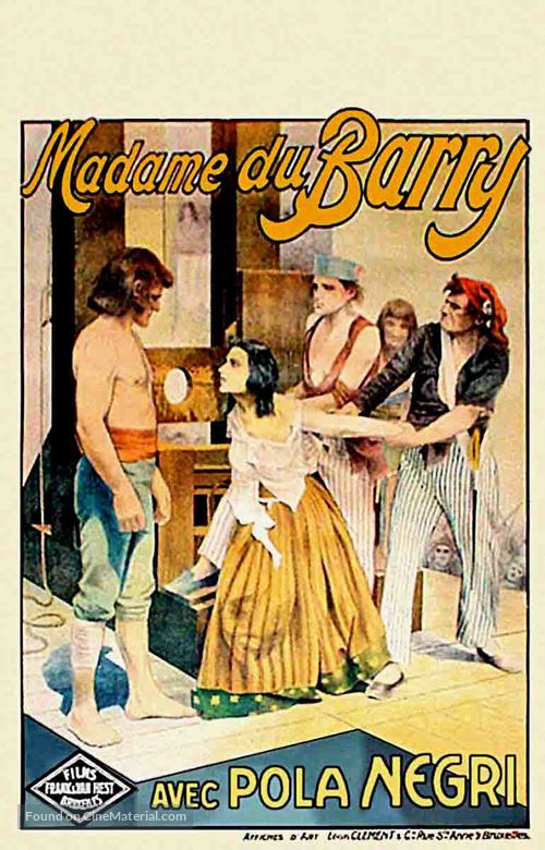 Madame DuBarry - French Movie Poster