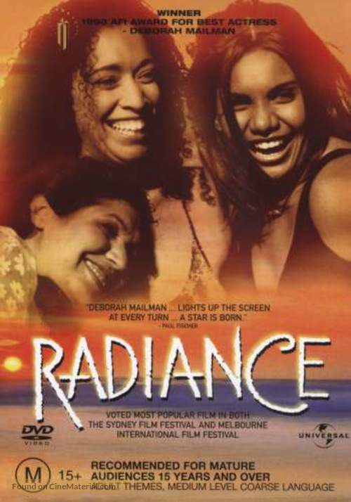 Radiance - Australian DVD movie cover