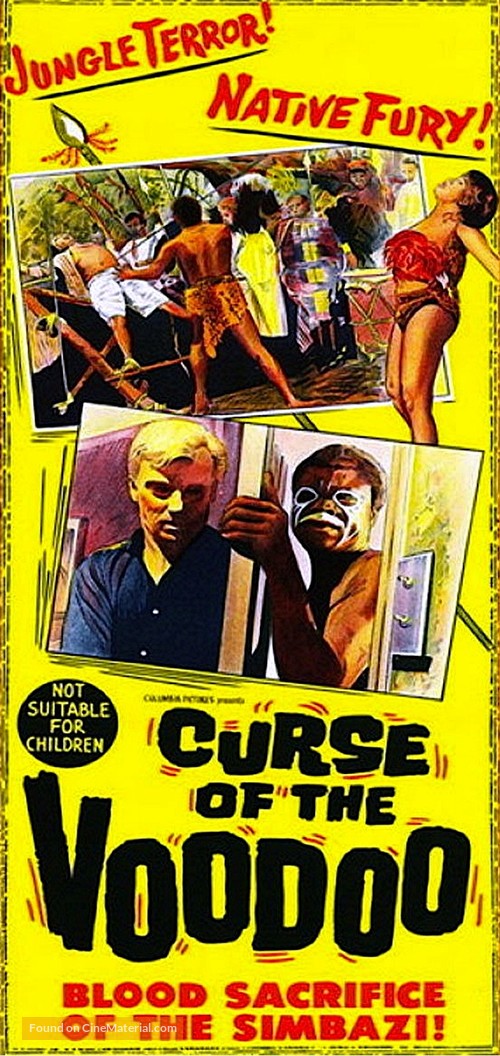 Curse of the Voodoo - Australian Movie Poster