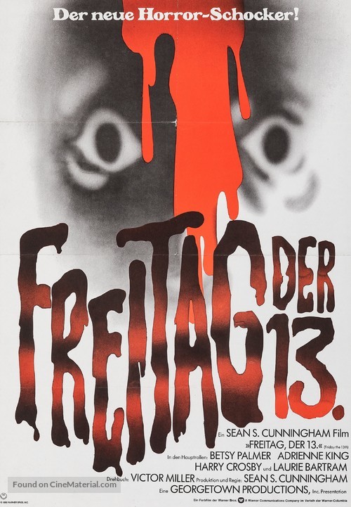 Friday the 13th - German Movie Poster