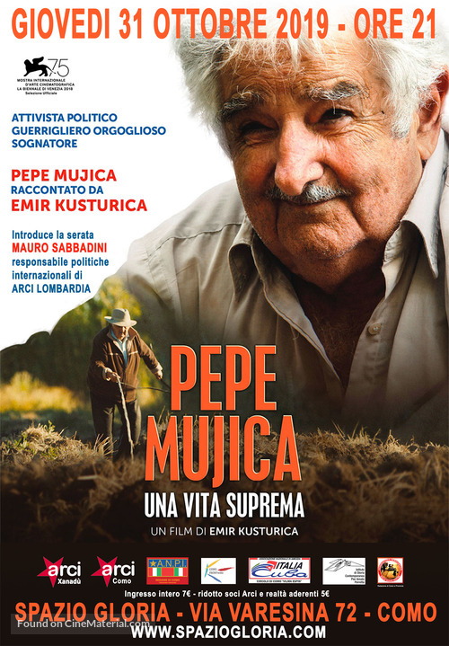 El Pepe, Una Vida Suprema - Italian Movie Poster