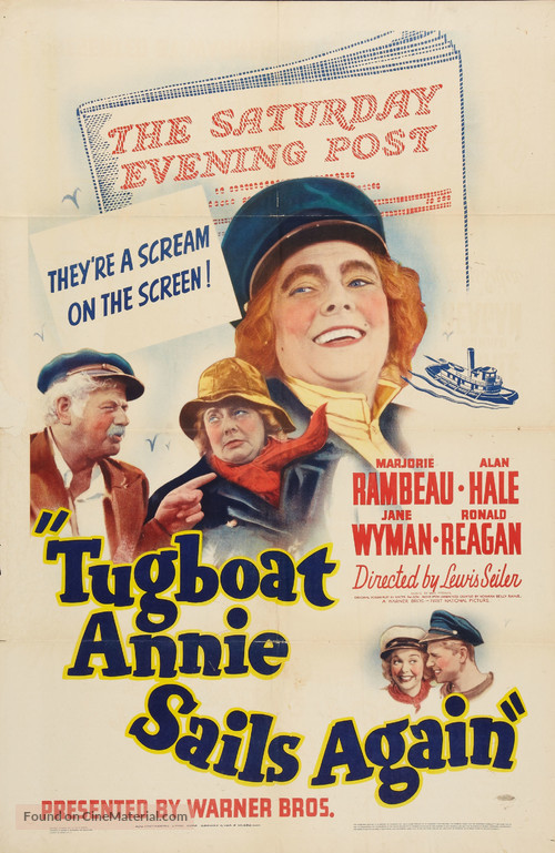 Tugboat Annie Sails Again - Movie Poster