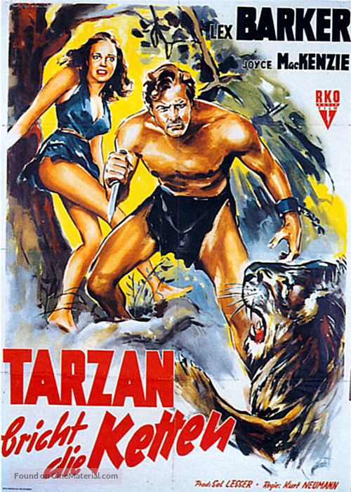 Tarzan and the She-Devil - German Movie Poster