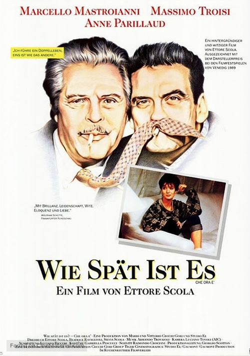 Che ora &eacute;? - German Movie Poster