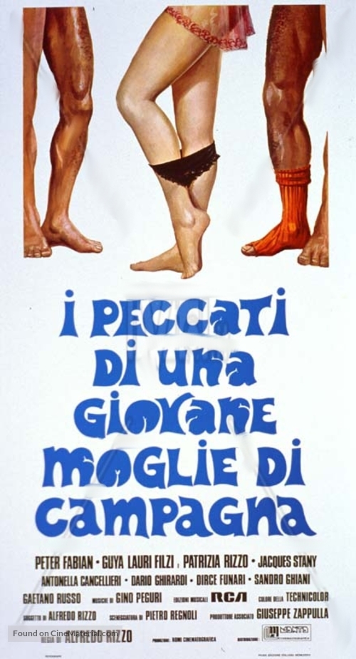 Peccati di una giovane moglie di campagna - Italian Movie Poster