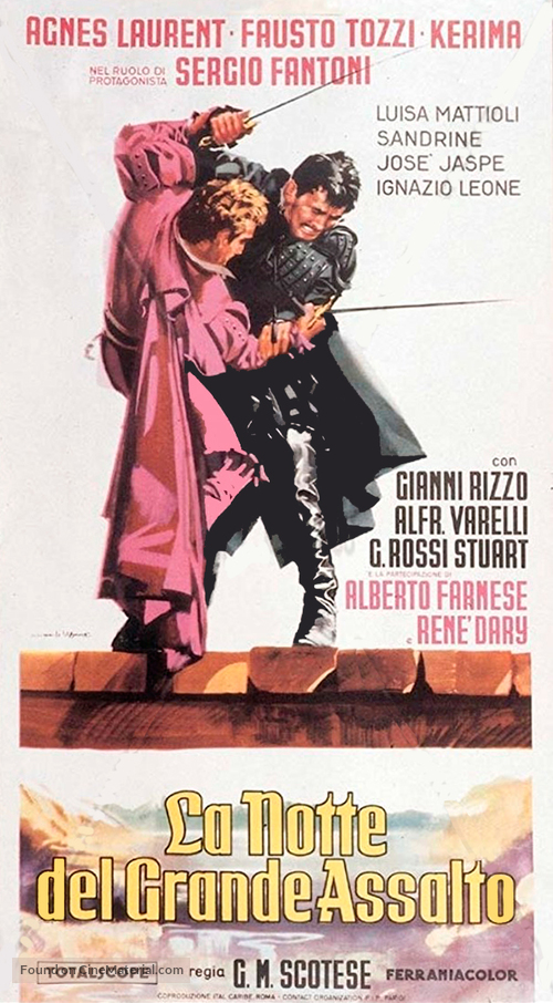 La notte del grande assalto - Italian Movie Poster
