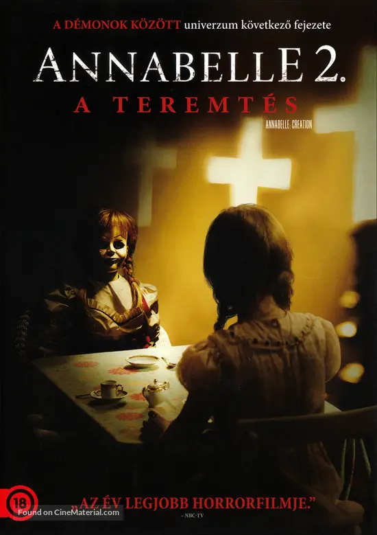 Annabelle Creation 2017 Hungarian Dvd Movie Cover