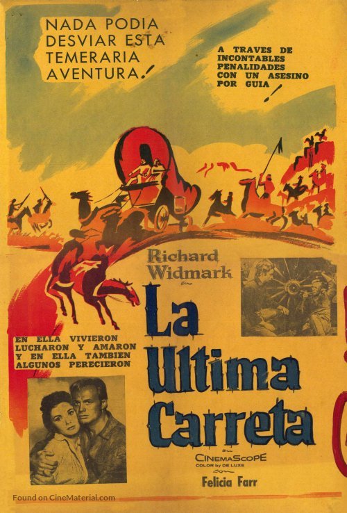 The Last Wagon - Argentinian Movie Poster