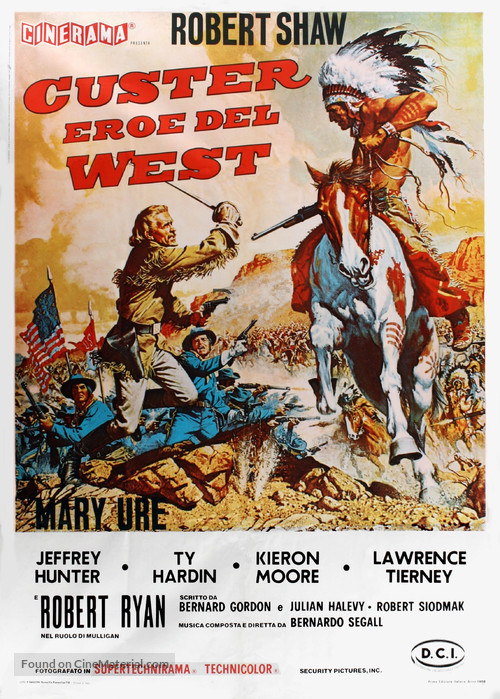Custer of the West - Italian Movie Poster