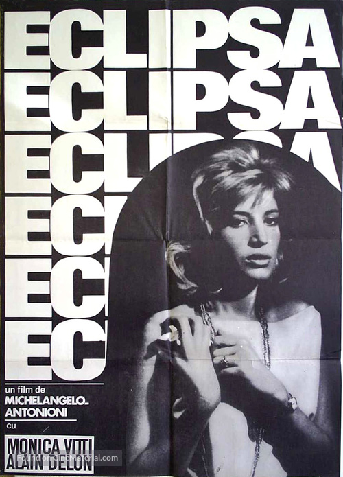 L&#039;eclisse - Romanian Movie Poster