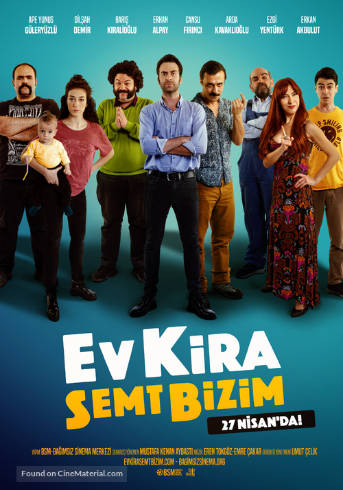 Ev Kira Semt Bizim - Turkish Movie Poster