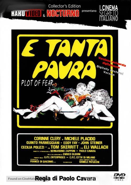 ...e tanta paura - Italian DVD movie cover