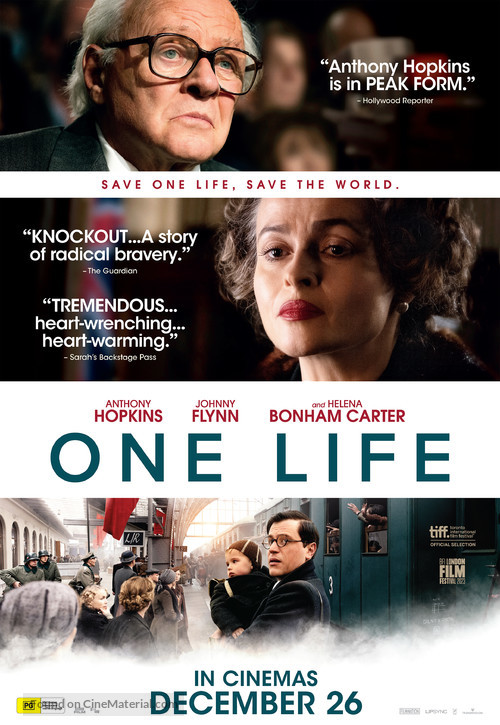 One Life - Australian Movie Poster