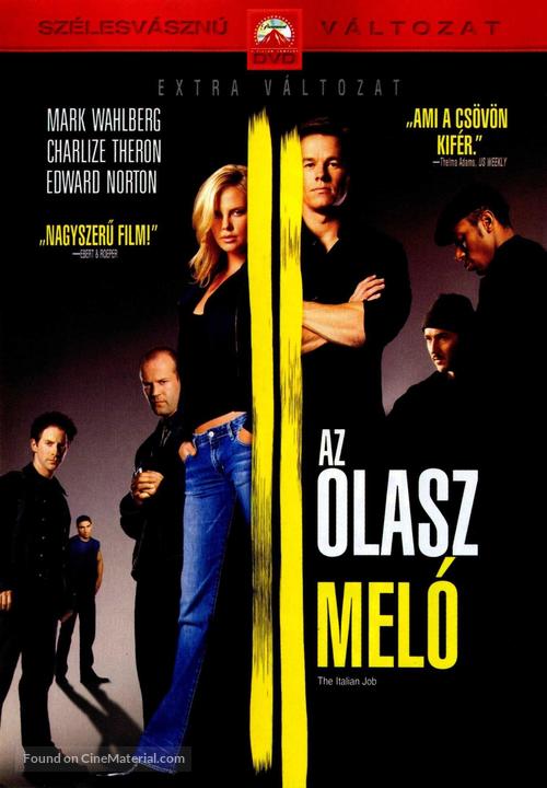 The Italian Job - Hungarian DVD movie cover