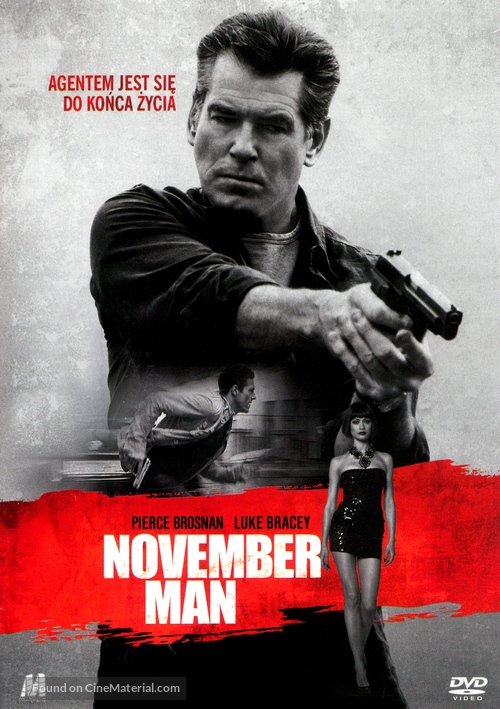 The November Man - Polish DVD movie cover