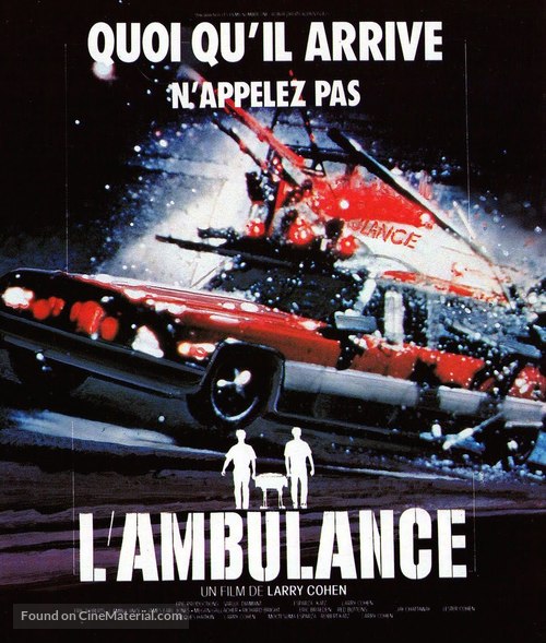 The Ambulance - French Movie Poster