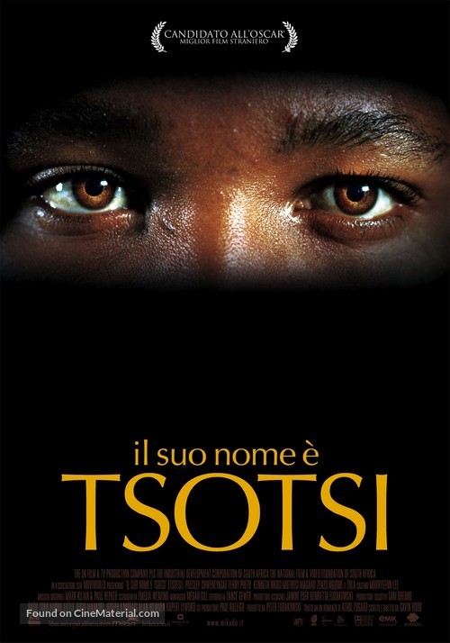 Tsotsi - Italian Movie Poster