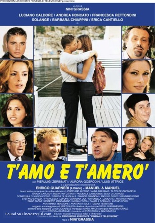 T&#039;amo e t&#039;amer&ograve; - Italian Movie Poster