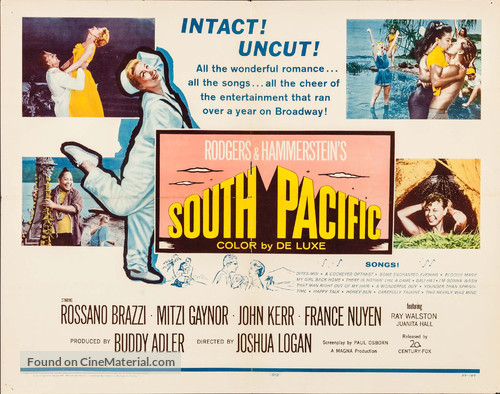 South Pacific - Movie Poster